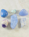 Dumortierite tumbled stones by Sarah belle, for heightened psychic abilities.