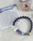 sarah belle handmade bracelet for enlightenment with crystals