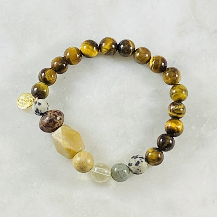 Handmade healing gemstone bracelet