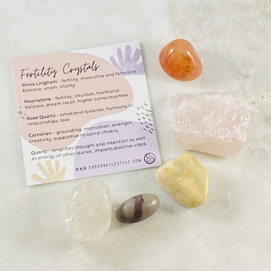 Crystal healing for fertility and feminine healing