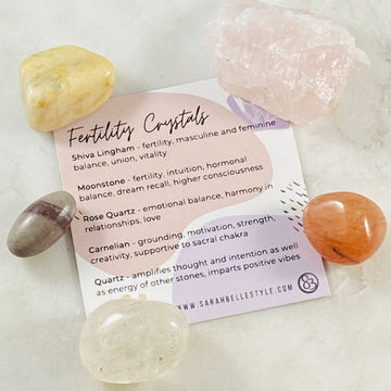 Healing crystal energy for fertility