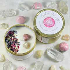 Sarah Belle goddess candle to raise your vibration