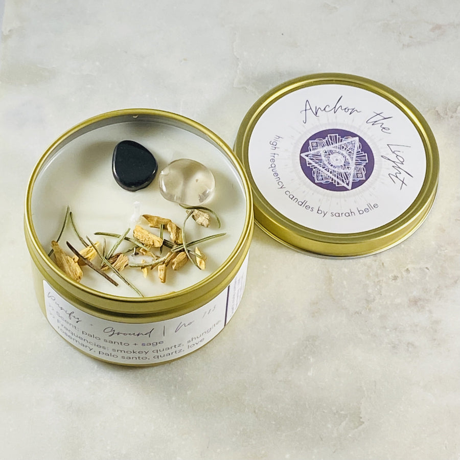 anchor the light high frequency candle for grounding and purifying
