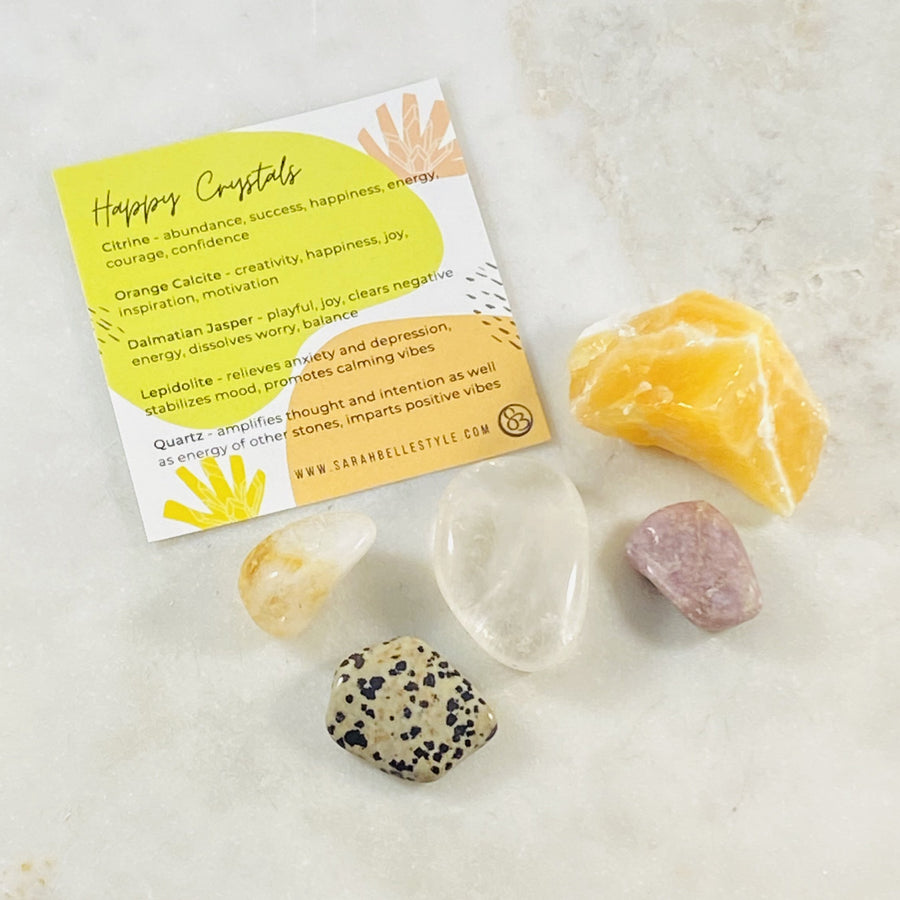 Healing crystal energy for happiness