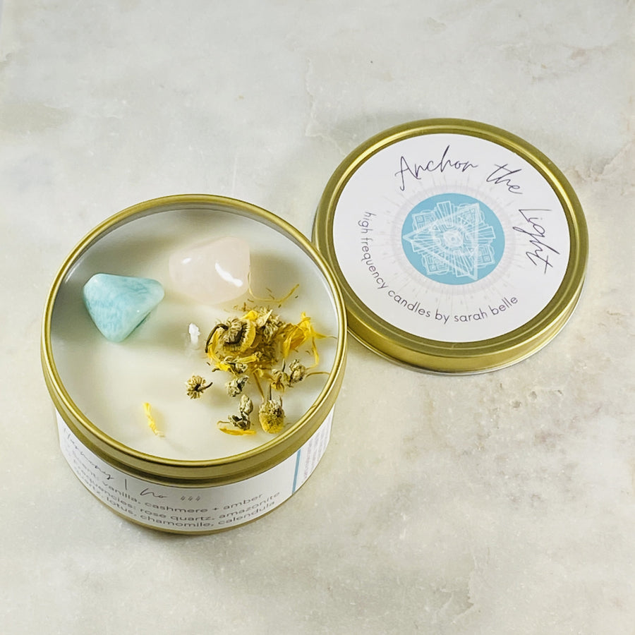 anchor the light harmony candle by sarah belle