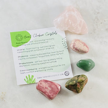 healing crystal energy for heart chakra balance
