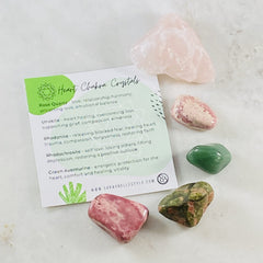 healing crystal energy for heart chakra balance