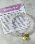 Handmade crystal bracelet for remembering your pet by Sarah Belle