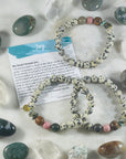 sarah belle handmade crystal energy stacking bracelet for joy