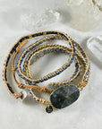 labradorite wrap bracelet by sarah belle