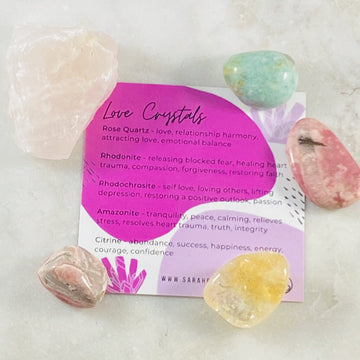 Healing crystals for love