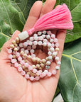 handmade Love mala for spiritual growth