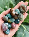 Moss Agate Tumbled Stone