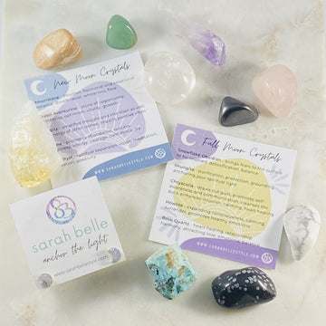Moon lovers bundle with crystals and earrings