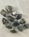 Sarah Belle Ocean Jasper tumbled stone for grounding and healing energy.