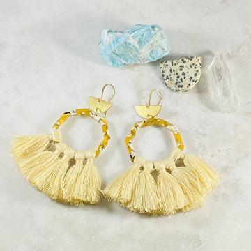 handmade piper statement earrings by sarah belle