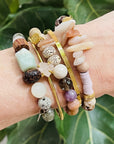 Handmade gemstone bracelets and cuff bracelets from sarah belle