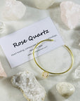 rose quartz cuff bracelet from sarah belle