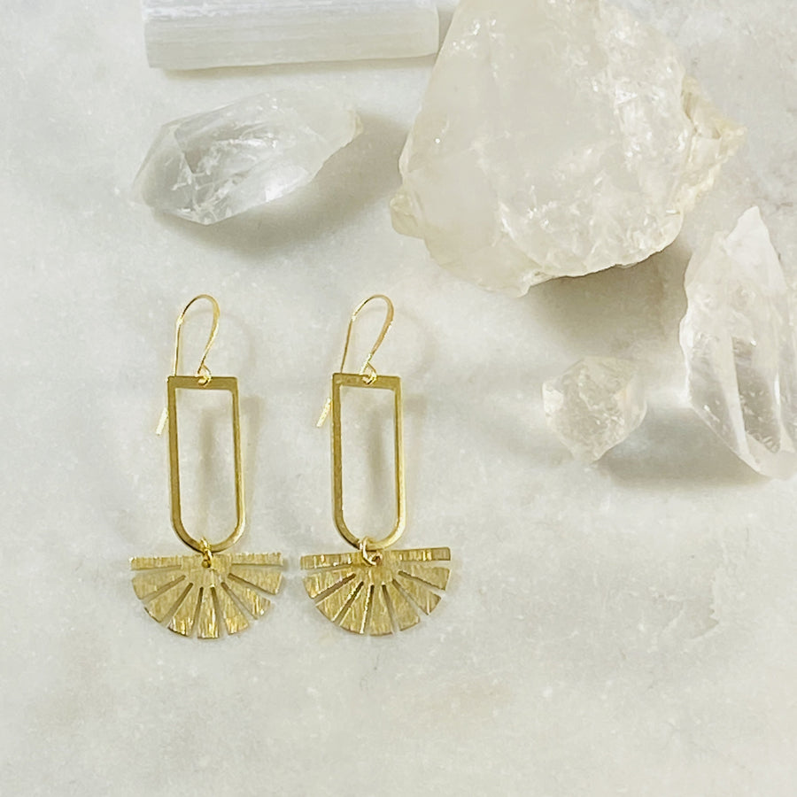 handmade earrings by sarah belle modern