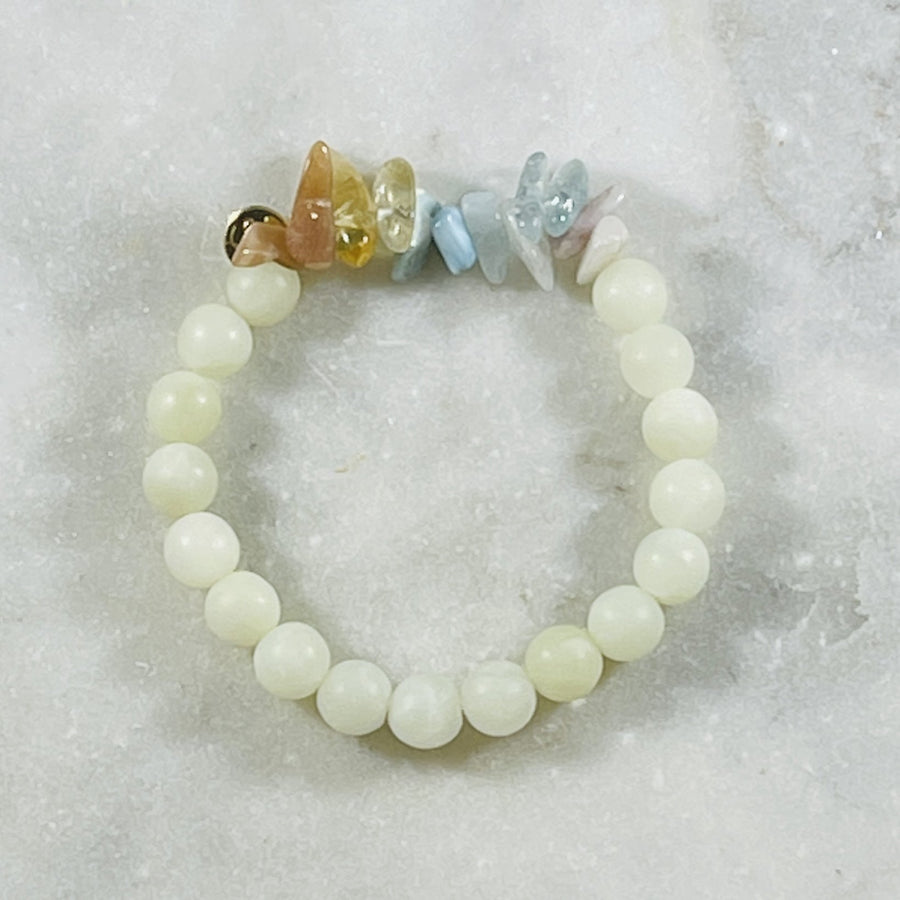 Handmade crystal gemstone bracelet from Sarah Belle