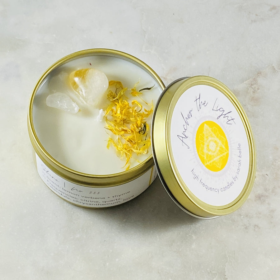 anchor the light high frequency candle from sarah belle