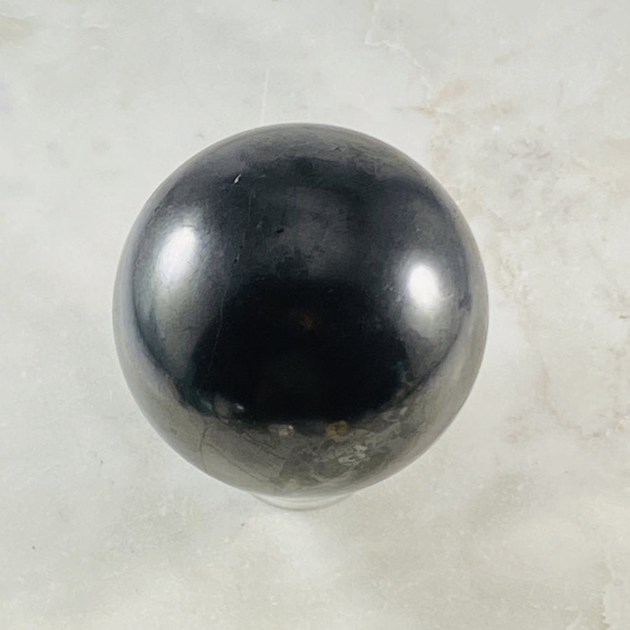 Large shungite sphere healing crystal