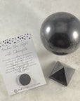 Shungite healing crystals for protection