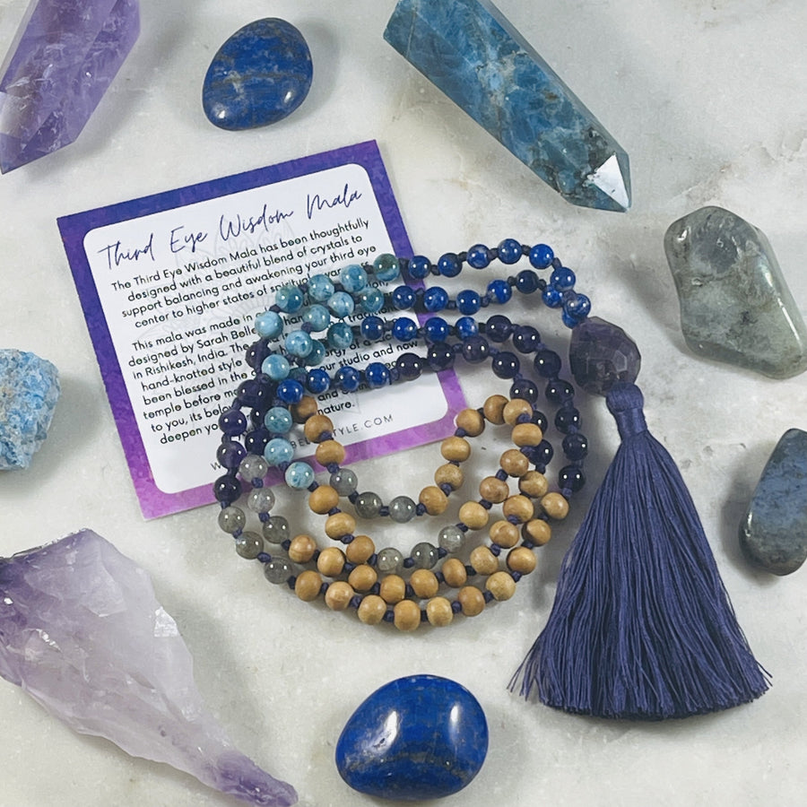 Third Eye Wisdom Mala from Sarah Belle