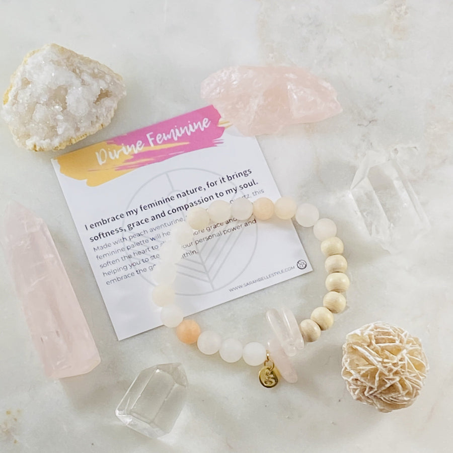 Sarah Belle Divine Feminine Gemstone Stacking Bracelet
