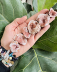 sarah belle pink amethyst geodes for balancing heart and mind