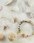 Handmade jewelry by Sarah Belle with healing crystal energy
