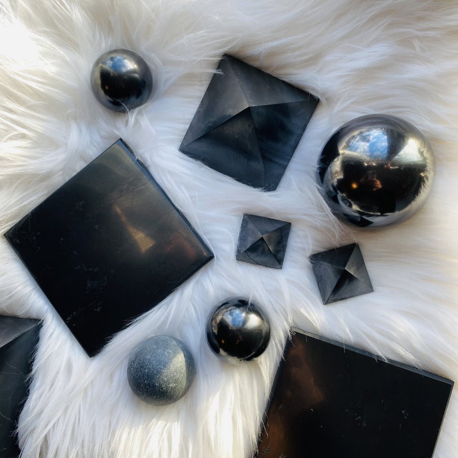 Shungite for EMF protection and purification by Sarah Belle