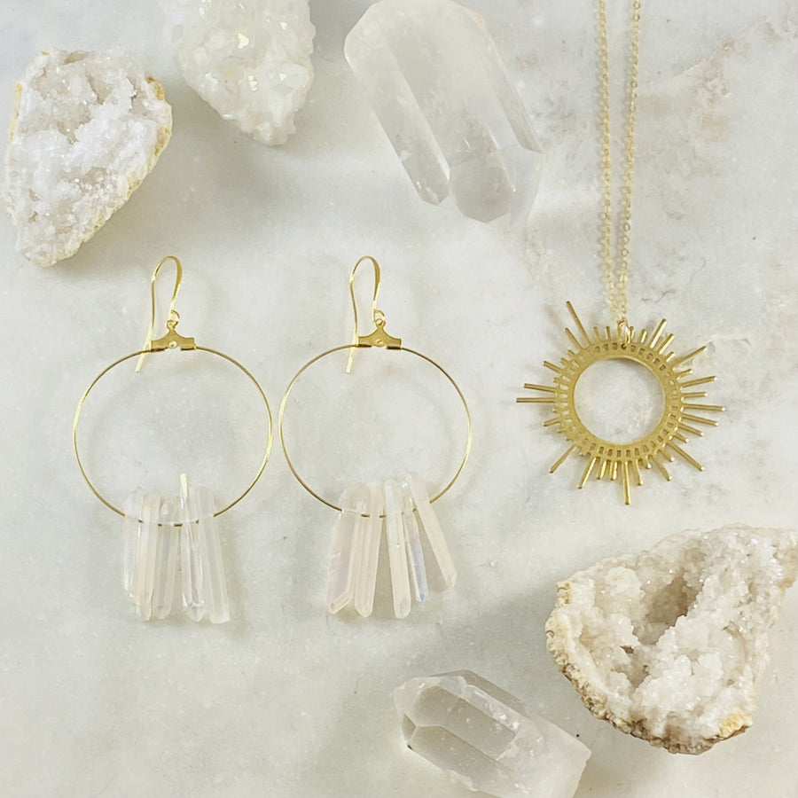 Handmade jewelry with high vibes and healing crystal energy by Sarah Belle