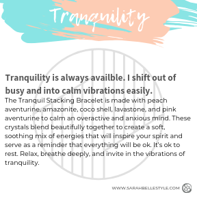 Tranquil Stacking Bracelet (Diffuser)
