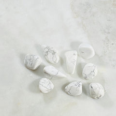 Tumbled Howlite Healing Crystal Energy for Communication and Sleep