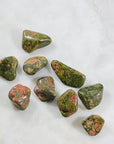 Unakite healing crystal for emotional balance