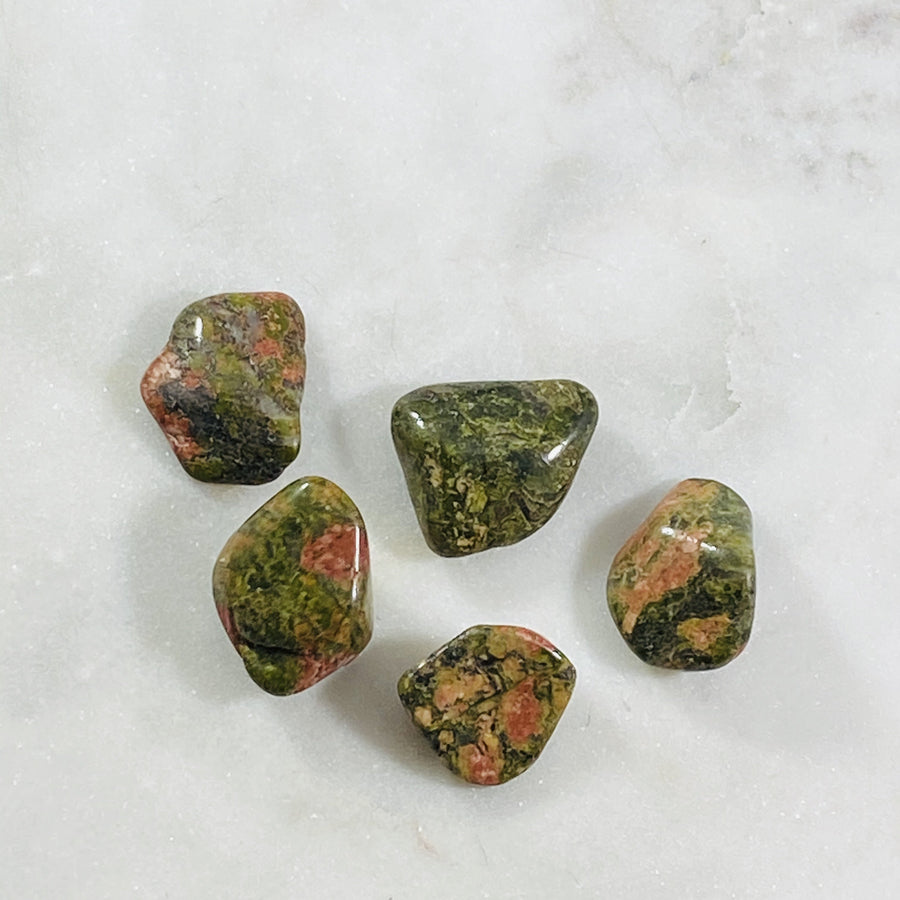 Unakite healing crystal for grief