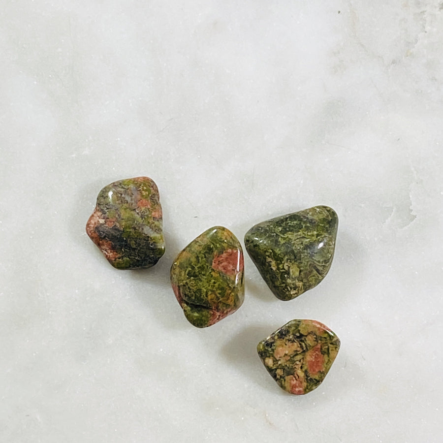 Unakite Healing crystal energy for love and balance