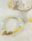 Healing gemstone bracelet by Sarah Belle for uplifing