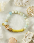 Healing gemstone bracelet with uplifing vibes