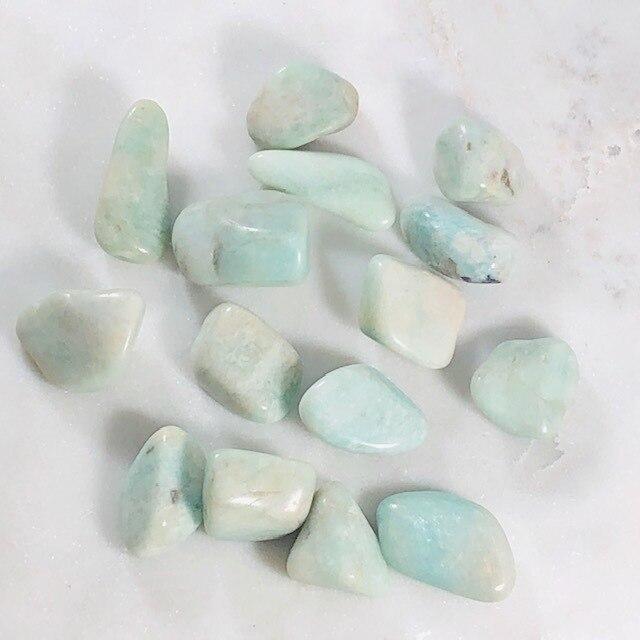 Amazonite Tumbled Healing Stones for Anxiety and Tranquility