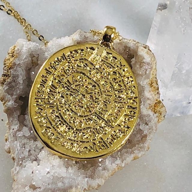 Athena Coin Necklace Handmade Ancestral Lineage