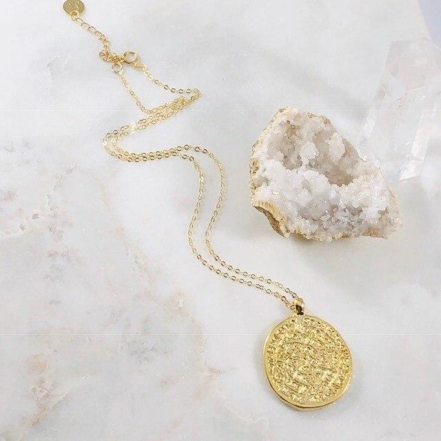 Athena Coin Necklace Handmade Ancestral Lineage