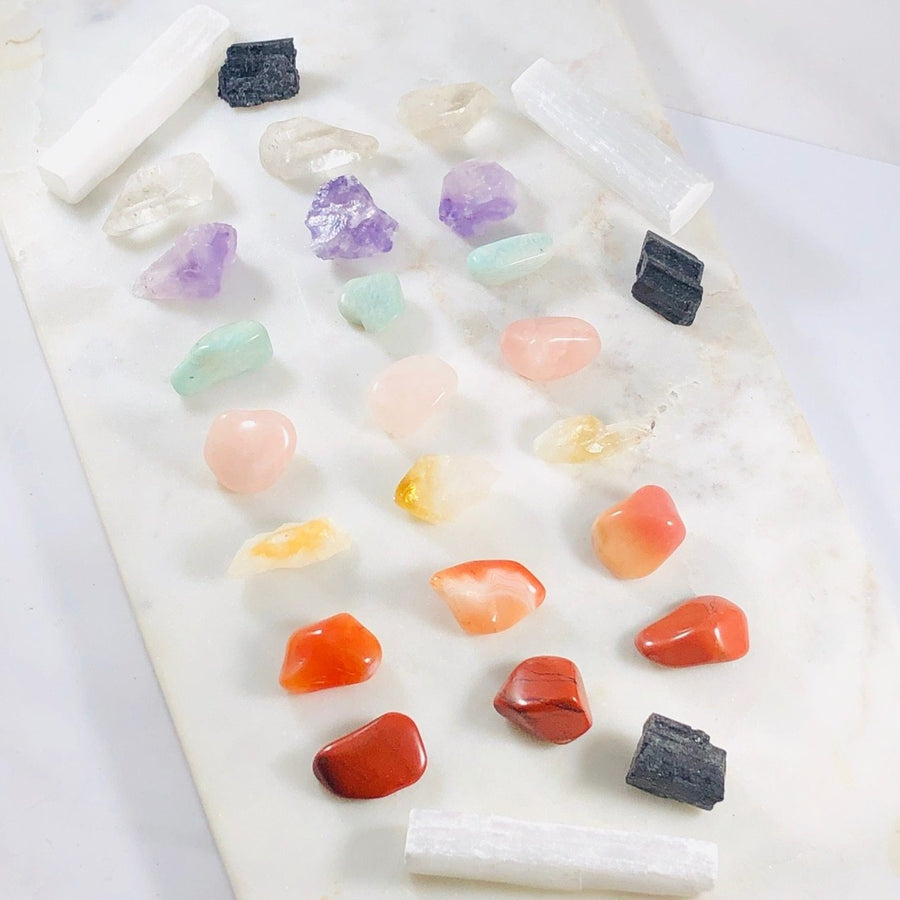 Chakra Crystals Semi-Precious Gemstones for Meditation and Balance