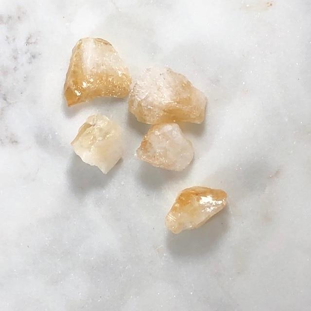 Citrine Raw Nuggets Crystals for Abundance, Happiness, and Confidence