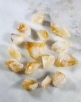 Citrine Raw Nuggets Crystals for Abundance, Happiness, and Confidence