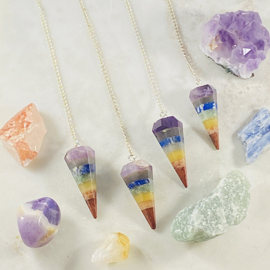 Chakra Pendulum Silver