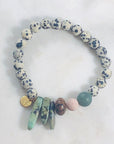 Joy Dalmatian Jasper Stacking Bracelet