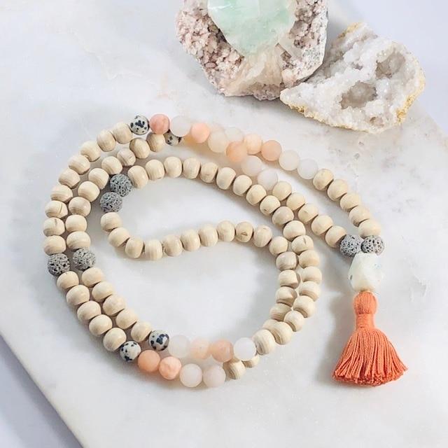 Mala Making Kit - Happy Intentionally Creating Healing Jewelry for Wealth