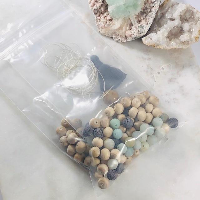 Mala Making Kit - Balance Intentionally Created Healing Meditation Jewelry for Grounding